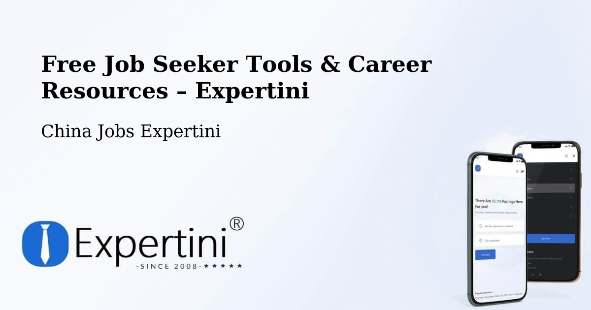 Free Job Seeker Tools & Career Resources – Wenzhou - Wenzhou, China Jobs Expertini