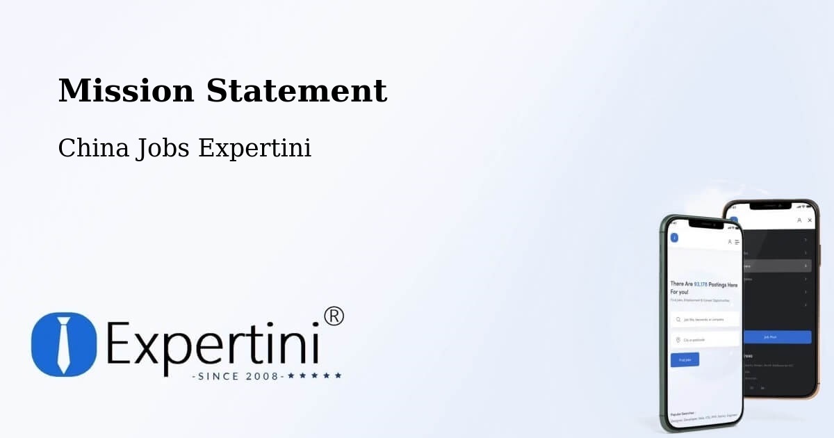Corporate Mission – Wenzhou - China Jobs Expertini